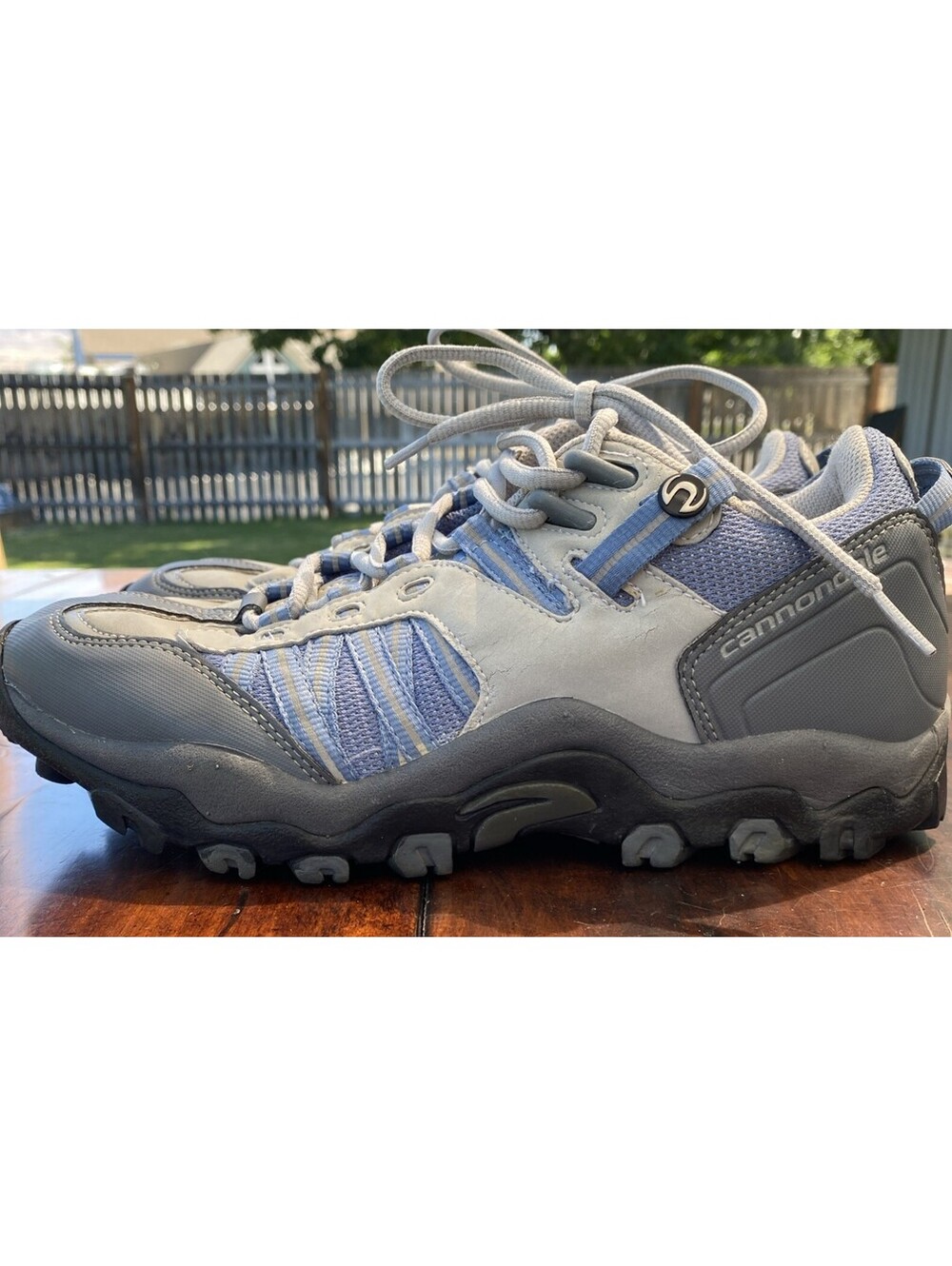Cannondale Women CS Mountain Biking Cycling Shoes Size 10 Gray Blue (Mens 8.5)